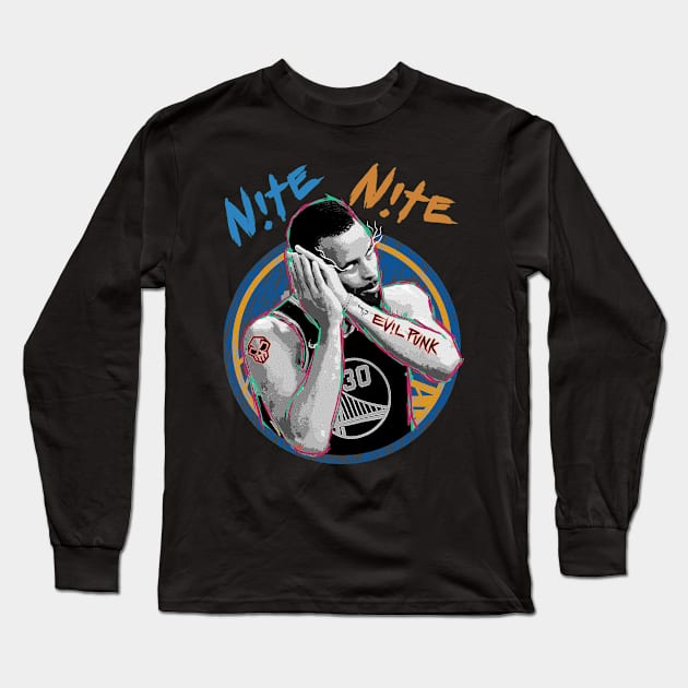 STEPH NITE NITE Long Sleeve T-Shirt by Tee Trends